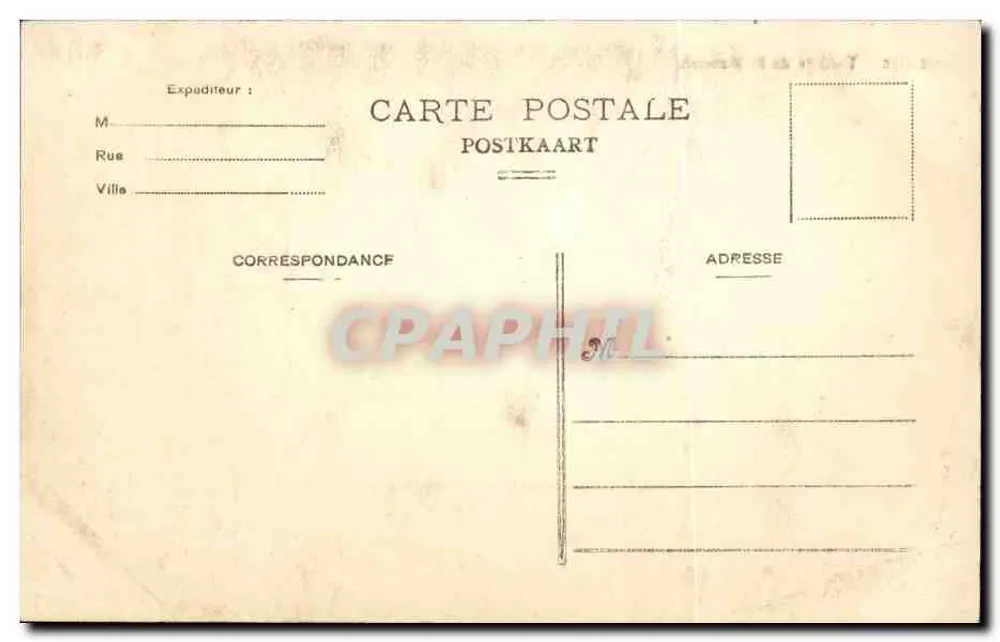 Brüssel. Königliches Theater der Münze — Verleger: Brasseur Loveneray & Cie - Rückseite