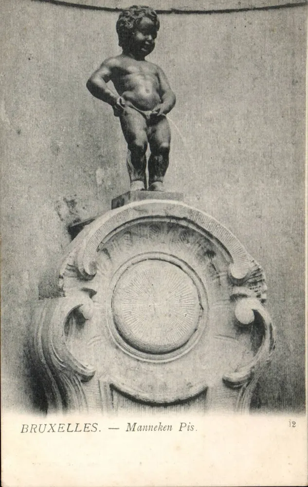 Bruxelas — Manneken Pis — Ti. van den Heuvel, n°12 - Frente