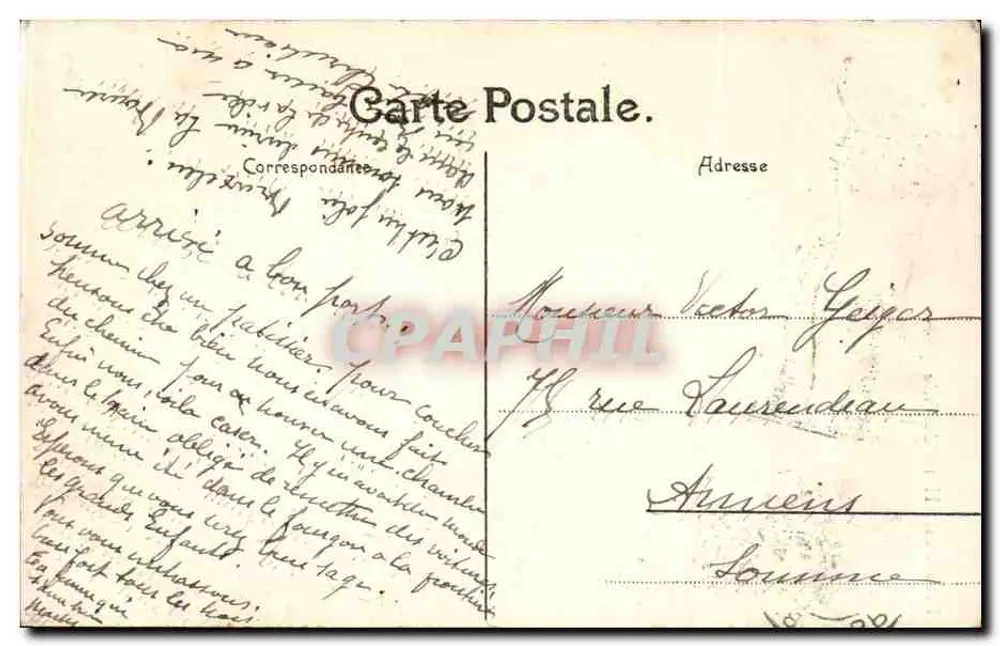 Bruxelas. Hotel de Ville — Exposição de 1910 — editor desconhecido, número de série não visível - Verso