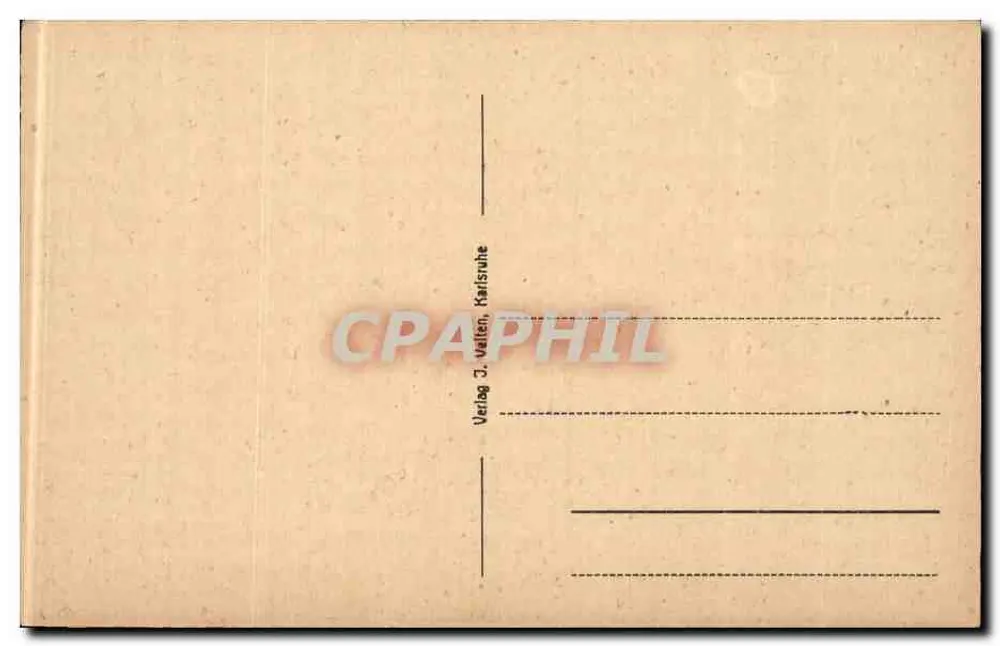 Geroldsauer Wasserfall — Baden-Baden — Verlag J. Valten, Karlsruhe - Verso