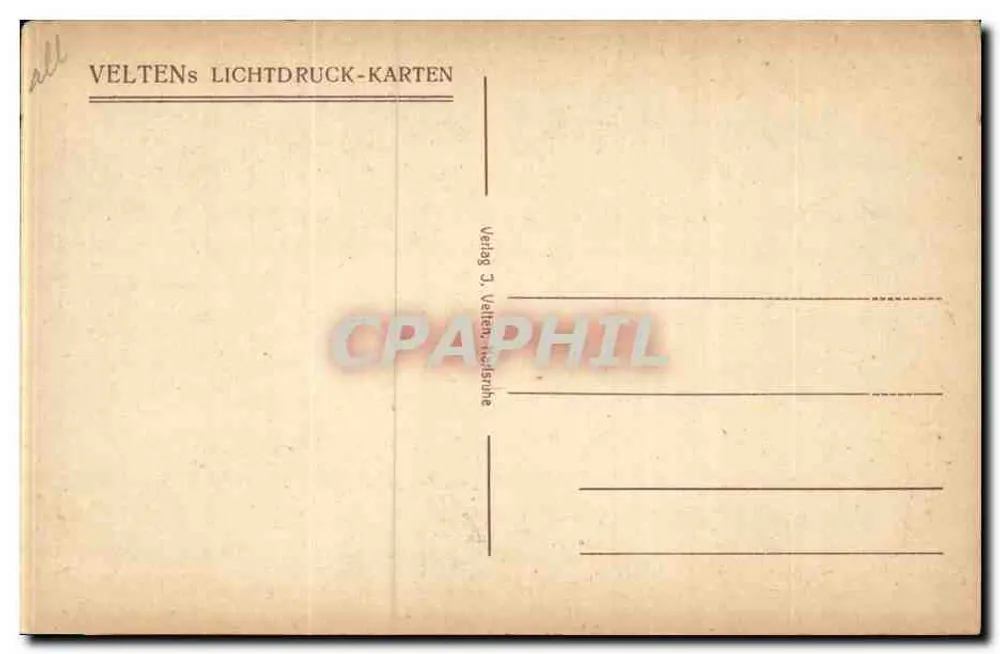 Karlsruhe. Stadtgarten: Südeingang. 2. - Verso