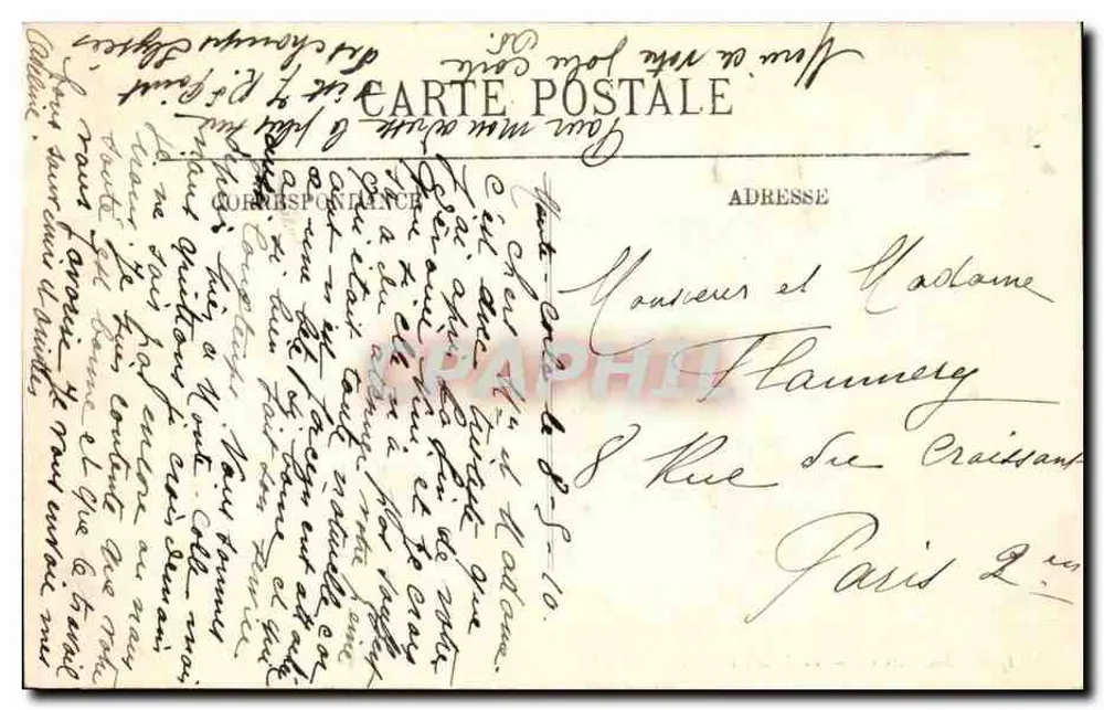 Mônaco — O Palácio do Príncipe — LL. — n° 199 - Verso