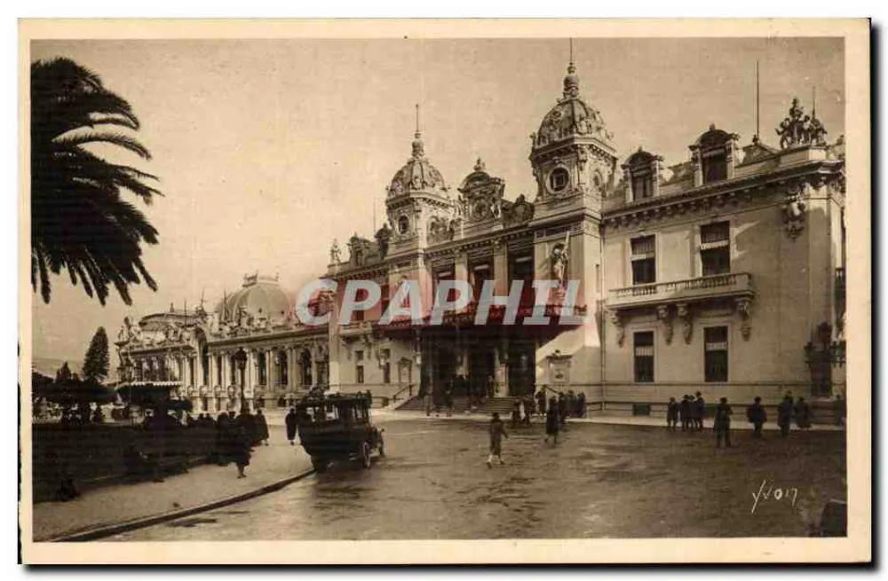 Fachada do Casino — Monte-Carlo (Principado de Mônaco) — Éditions d'Art YVON, Paris - Frente