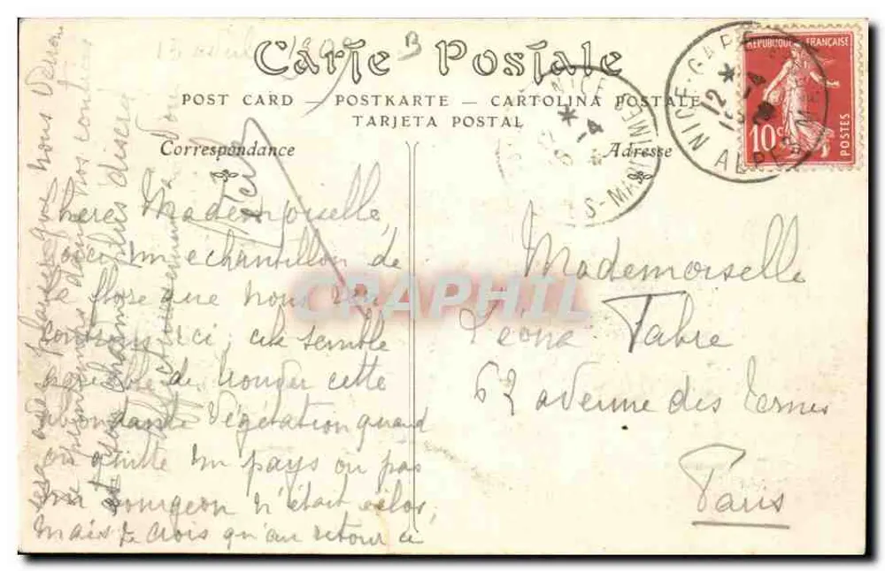 Monte-Carlo — Gärten des Casinos, Kakteen - Rückseite