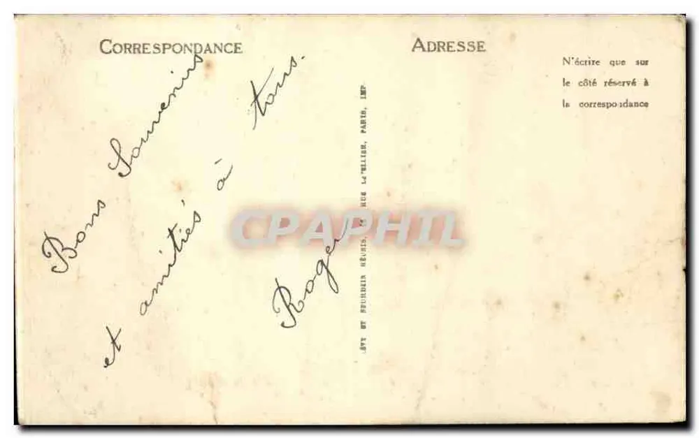 Monte-Carlo — Das Casino und die Gärten — LL. - Rückseite