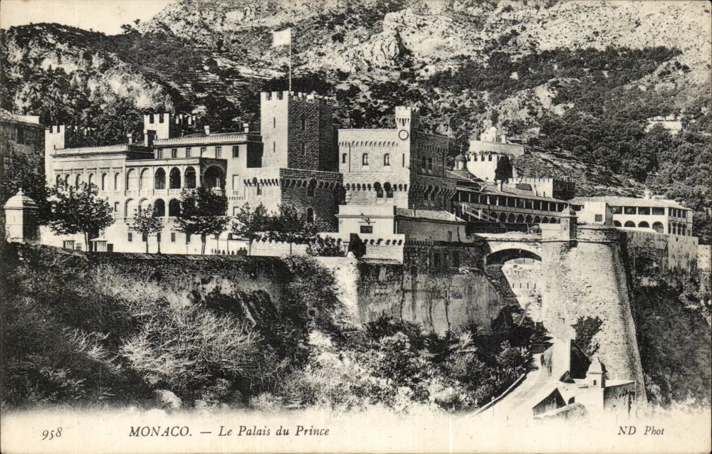 Mônaco — O Palácio do Príncipe — ND Phot, n° 958 - Frente
