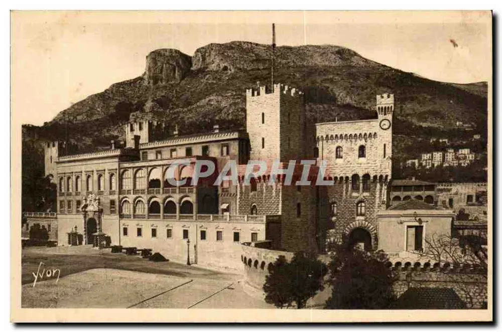 Palácio do Príncipe — Mônaco (Principado de) — Edições d'Art Yvon, n°122 - Frente