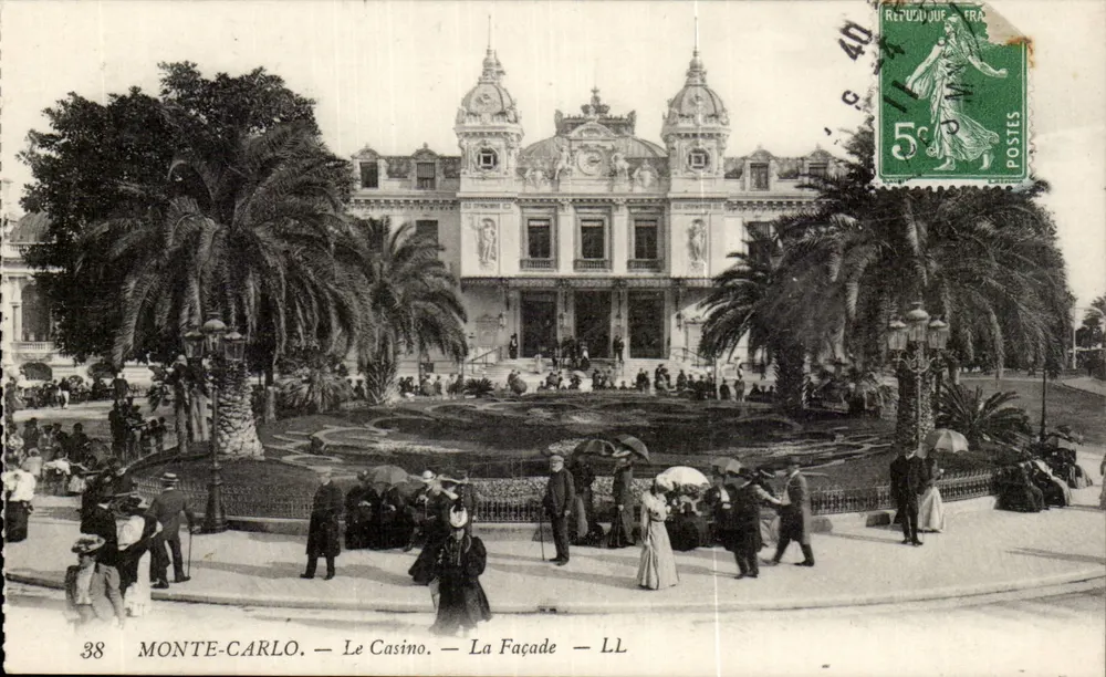 Monte-Carlo — O Casino — A Fachada — LL - Frente