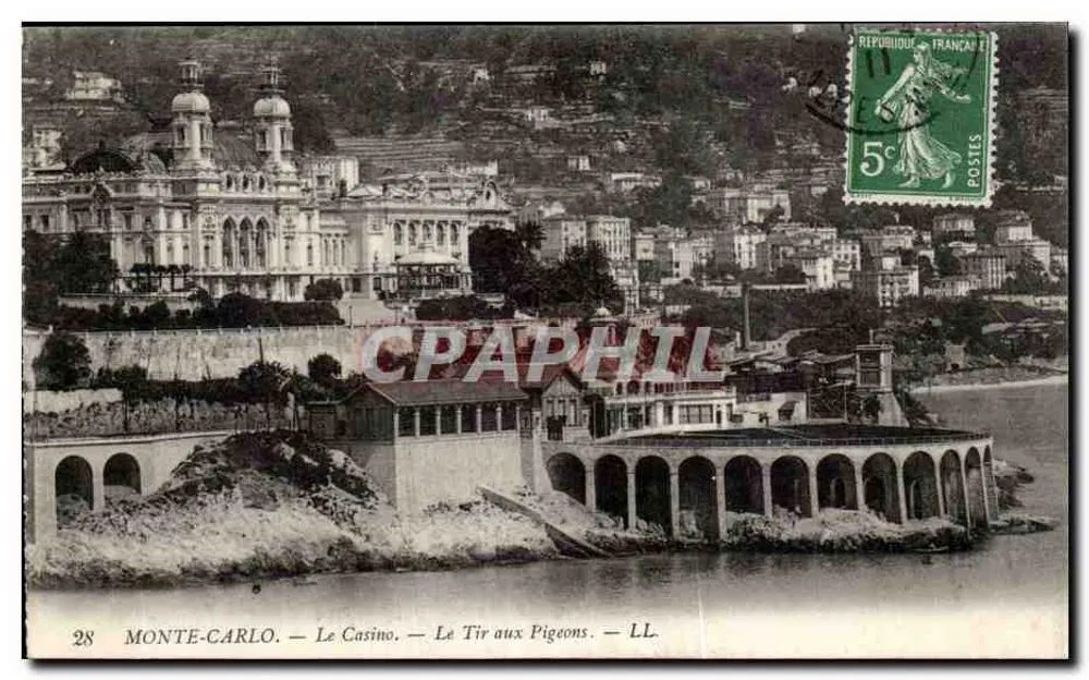 Monte-Carlo — Das Casino — Das Schießen auf Tauben — LL - Vorderseite