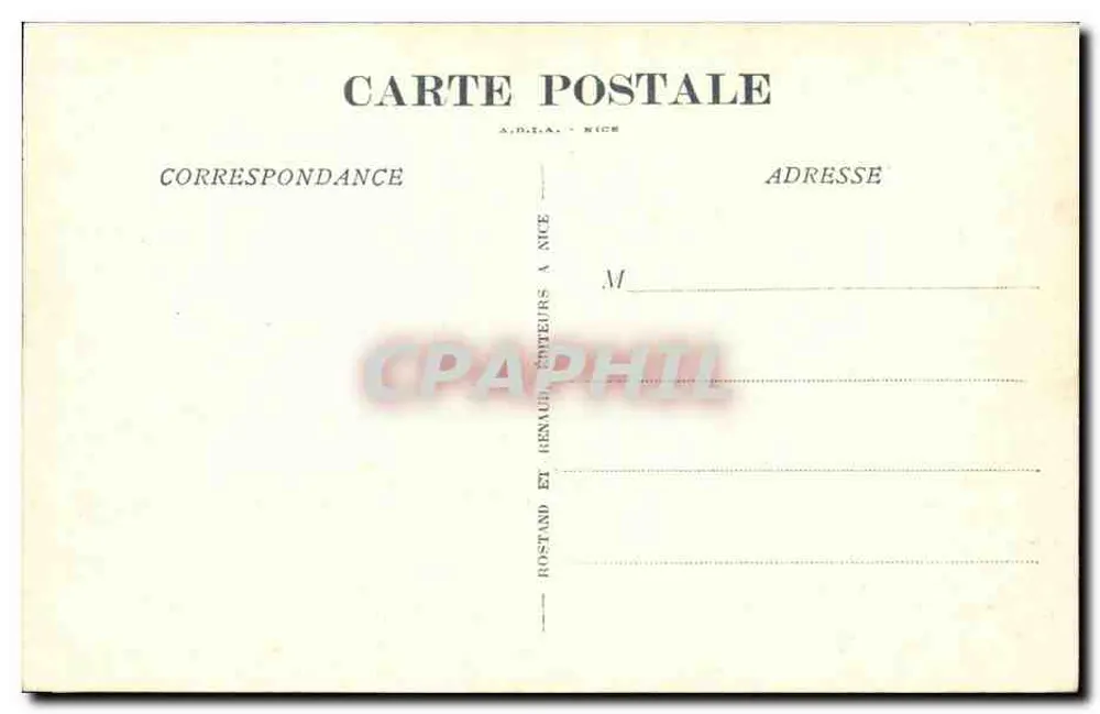 Monte-Carlo — Ansicht der Terrassen und Cap-Martin — Rostand et Renaud, Nizza, n°98 - Rückseite