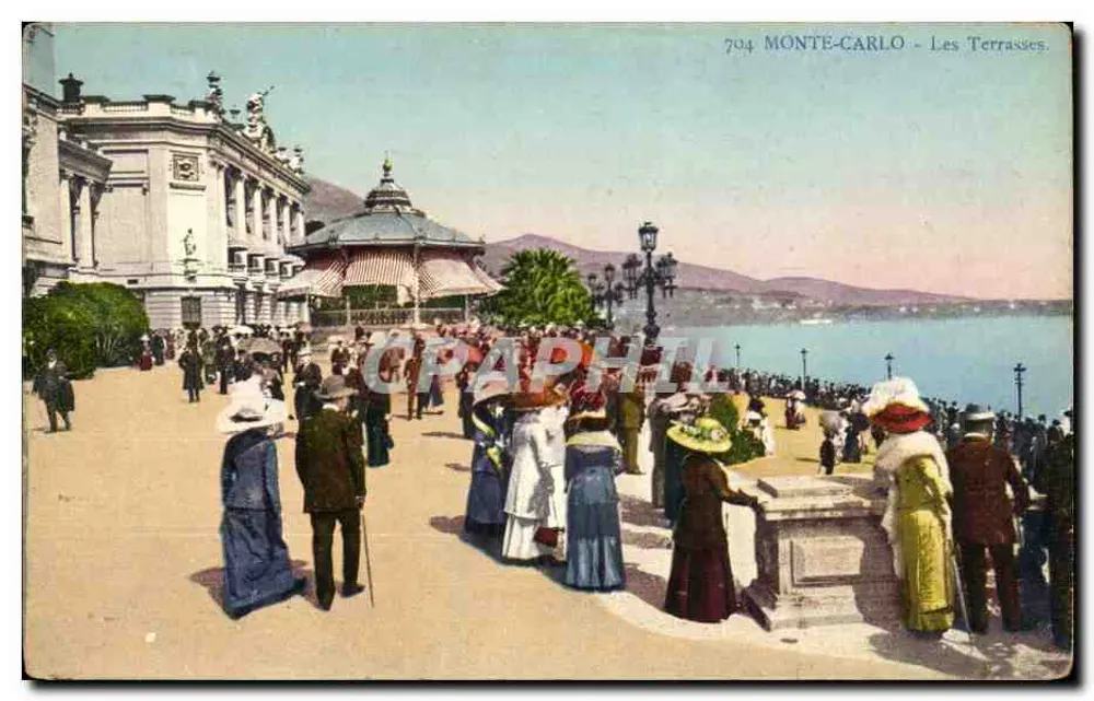 Monte-Carlo - As Terrasses — editor GALEETA PHO - NICE, n°704 - Frente