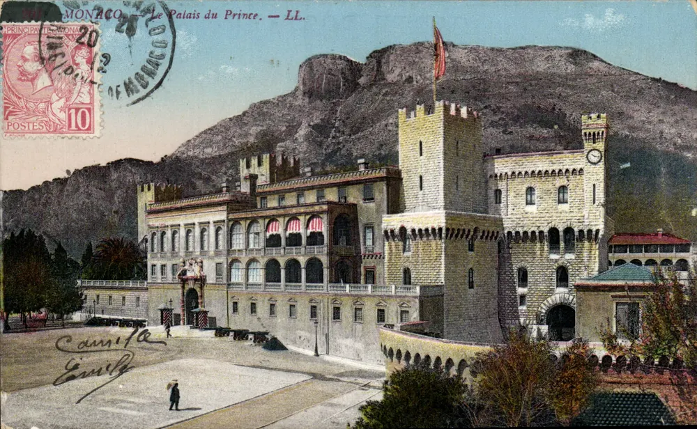 Monaco — O Palácio do Príncipe — LL. - Frente
