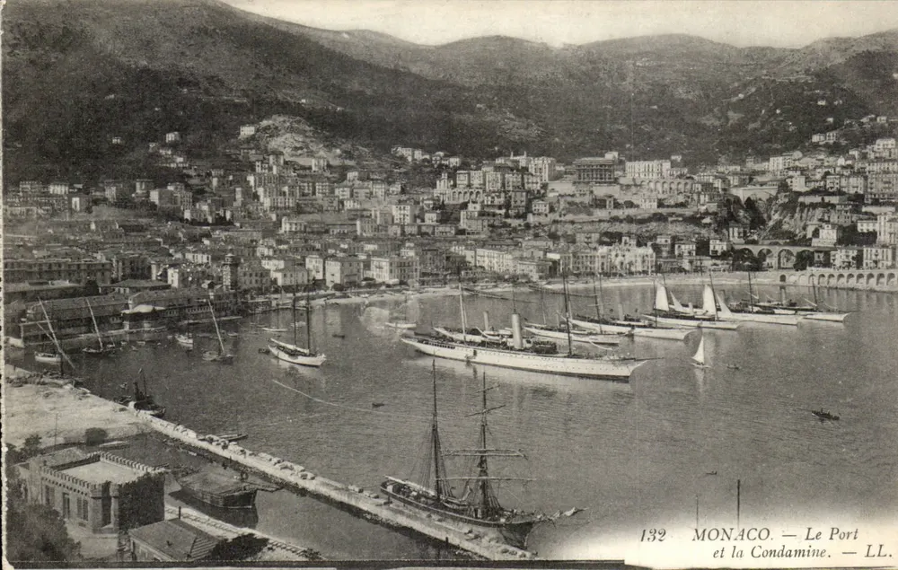 Monaco — Der Hafen und die Condamine — LL. — n° 132 - Vorderseite