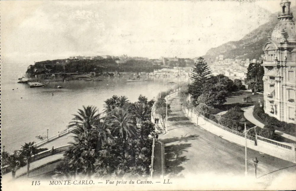 Monte-Carlo — Blick vom Casino aus — LL. — Nr. 115 - Vorderseite