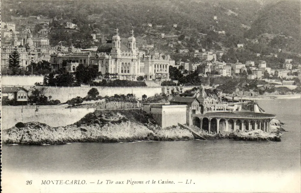 Monte-Carlo — Das Taubenschuss und das Casino — Ll. - Vorderseite
