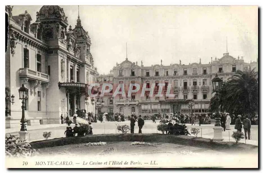 Monte-Carlo — Das Casino und das Hotel de Paris — LL. — n°70 - Vorderseite