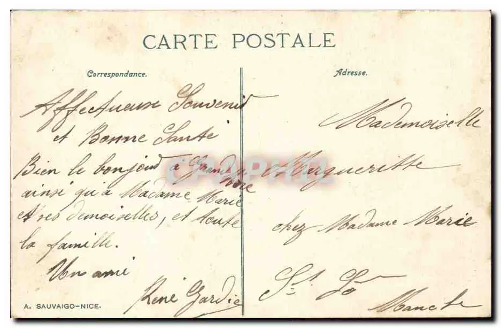 Monte Carlo — Der Eingang zum Casino — ND. Foto. - Rückseite