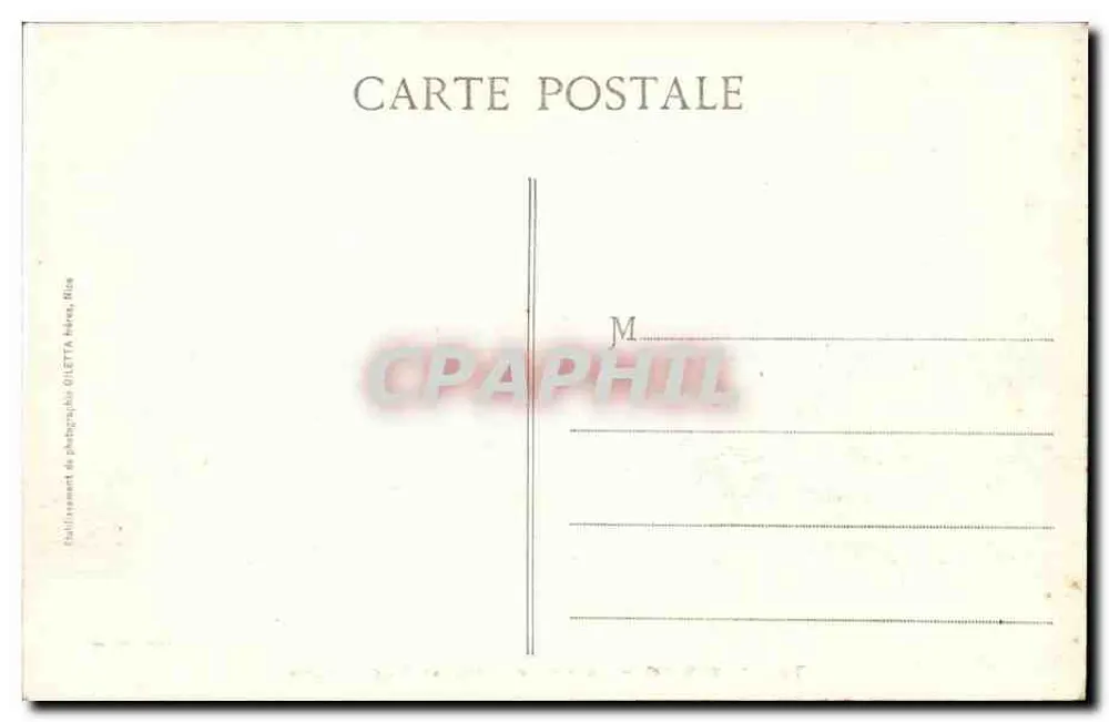 Mônaco — A Principalidade e Cabo Martin — Edição Rilettà, n° 791 - Verso