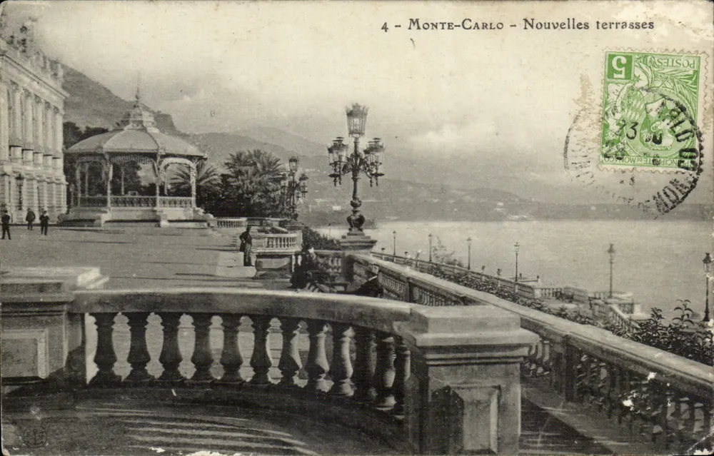 Monte-Carlo - Nuove terrazze — editore sconosciuto, n°4 - Recto