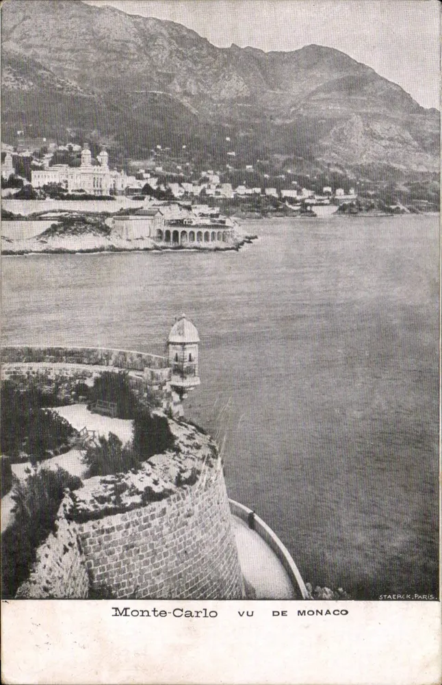 Monte-Carlo visto de Monaco — STAERCK PARIS - Frente