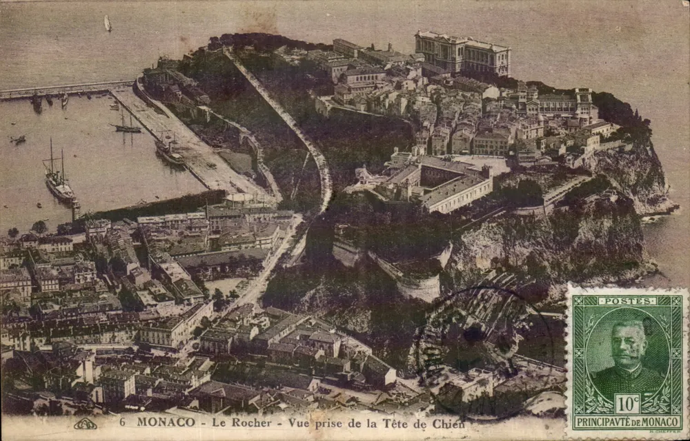 Monaco - Der Felsen - Ansicht vom Hunde Kopf — n°6 - Vorderseite
