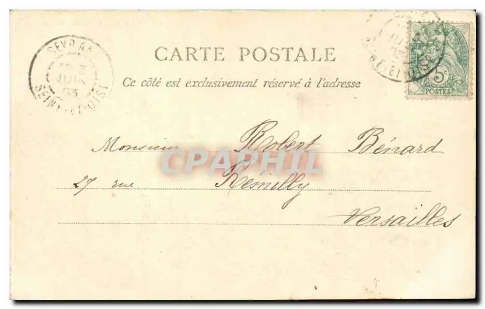Paris – Estação da Norte – vista da fachada – Andréé, n°48 - Verso