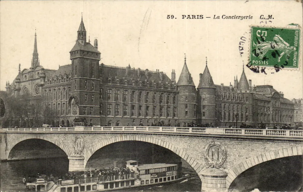 Paris — A Conciergerie — C.M. n°59 - Frente