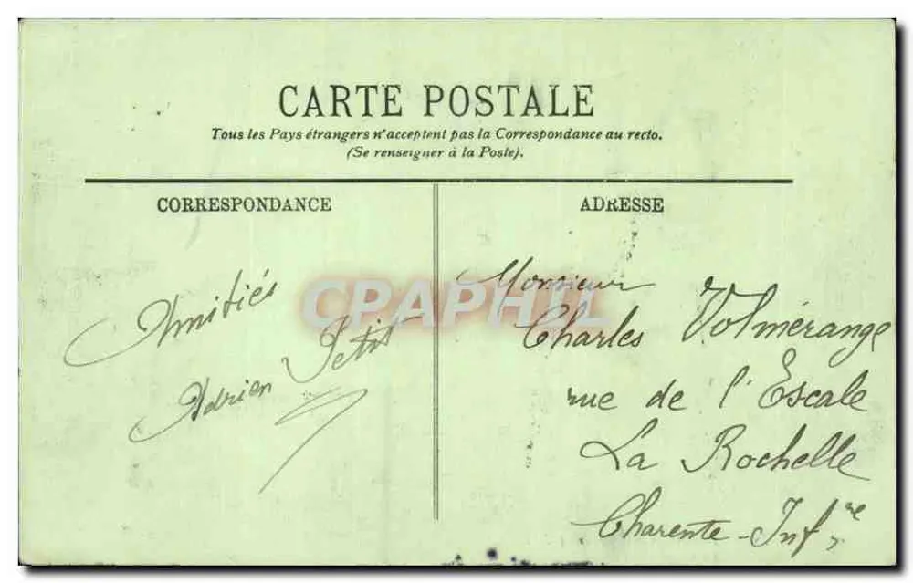 Paris — Boulevard des Italiens (IX) — Le Café Riche — LL - Rückseite