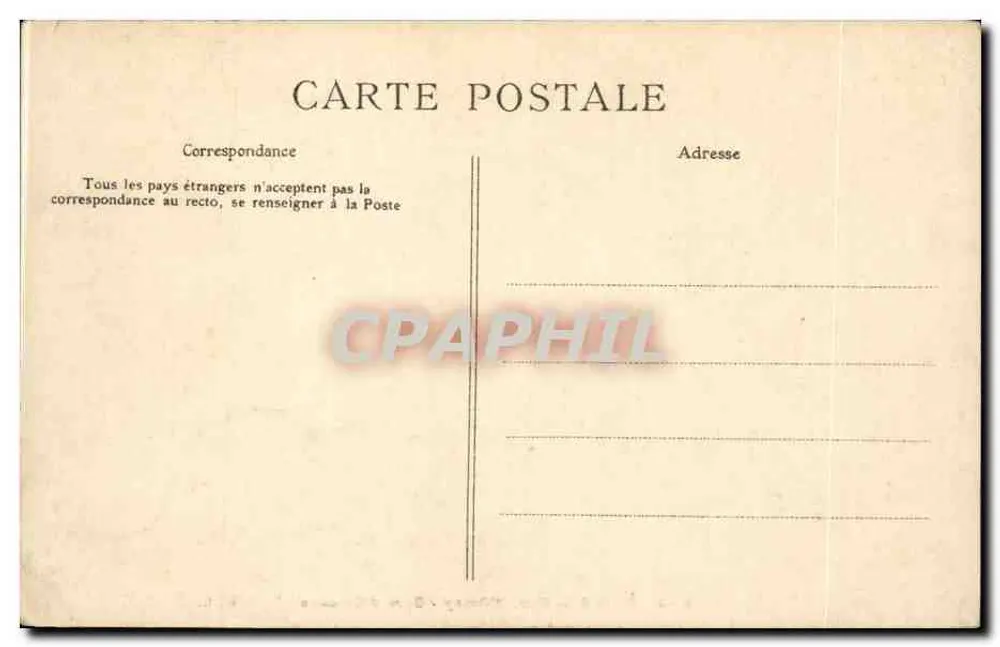 Paris - Quai d'Orsay - Gare d'Orléans — C. L. C. n°653 - Rückseite