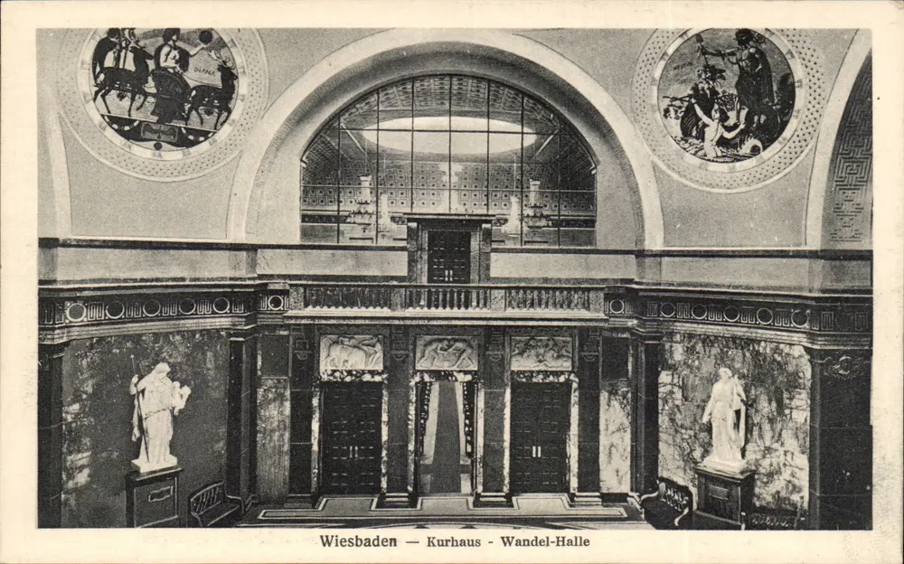 Wiesbaden — Kurhaus — Wandel-Halle - Vorderseite