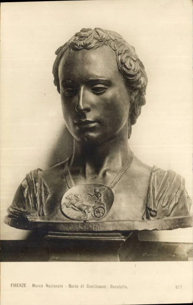 Büste des Gentiluomo — Donatello — Nationalmuseum Florenz — n° 877 - Vorderseite