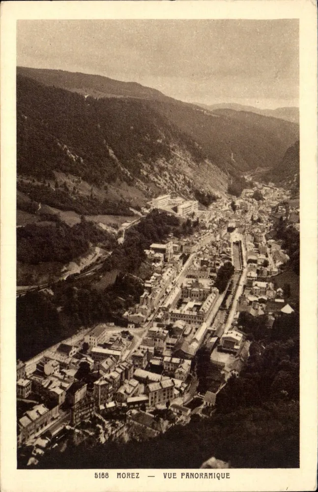 Morez — Vista panorâmica — Braun & Cie, Dornach - Frente