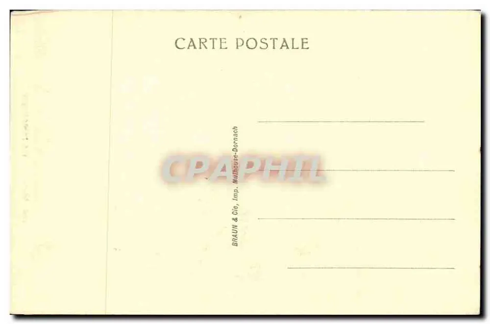 Morez — Vista panorâmica — Braun & Cie, Dornach - Verso