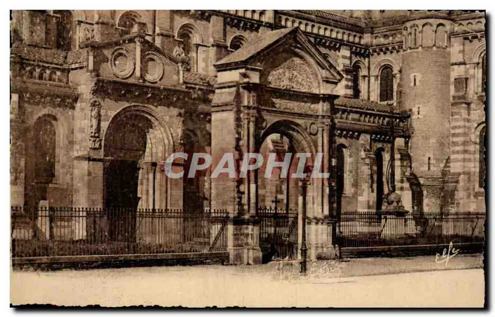 Basílica de Saint-Sernin — Toulouse — Portas Bachelier e Miégeville — Éditions Toulouse-Océan - Frente