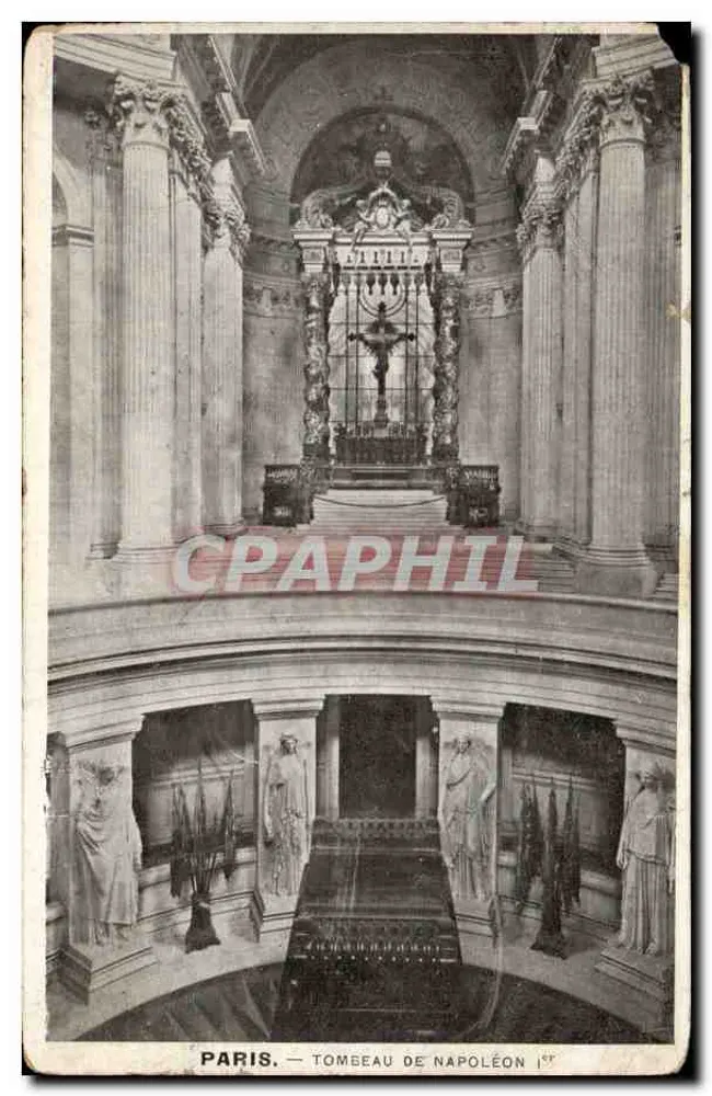 Paris — Túmulo de Napoleão I — editor Paris - Frente