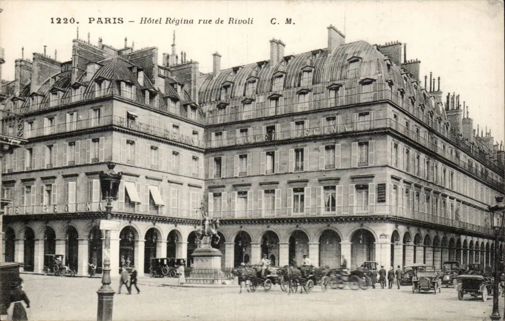 Paris — Hôtel Régina auf der Rue de Rivoli — C. M. 1220 - Vorderseite