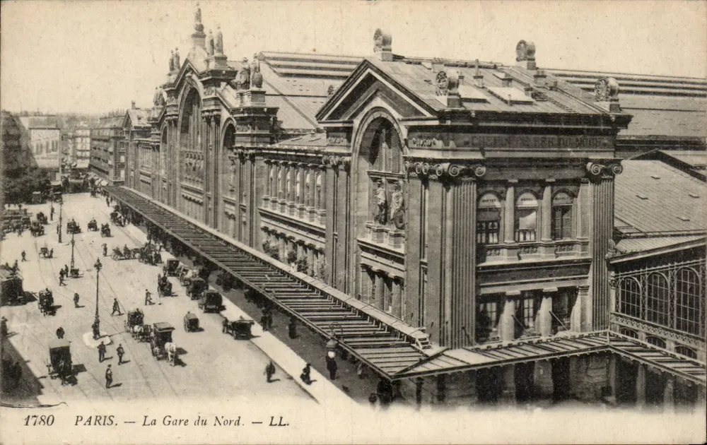 Paris — A Estação da Norte — LL. n° 1780 - Frente