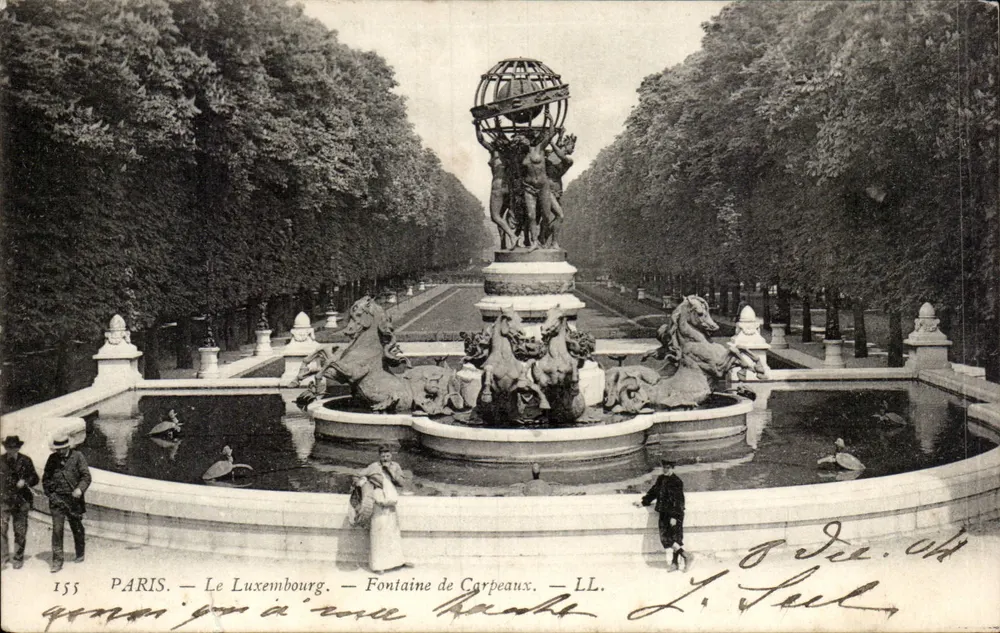 Paris — Le Luxembourg — Fontaine de Carpeaux — LL. — L. Seel - Vorderseite