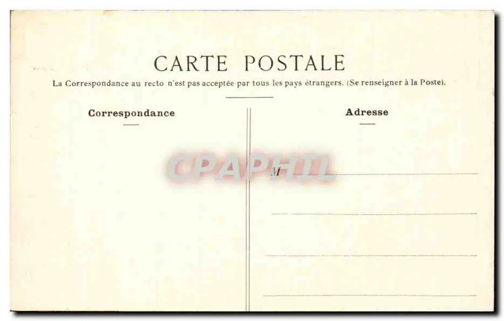 Paris - Avenue du Bois de Boulogne — Panoramablick — unbekannter Verleger, Nr. 21 - Rückseite