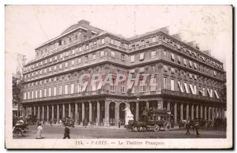 Paris — O Teatro Francês — 114 - Frente