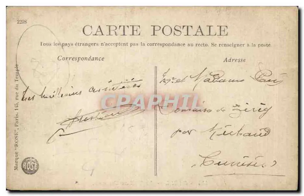 Paris — O Teatro Francês — 114 - Verso