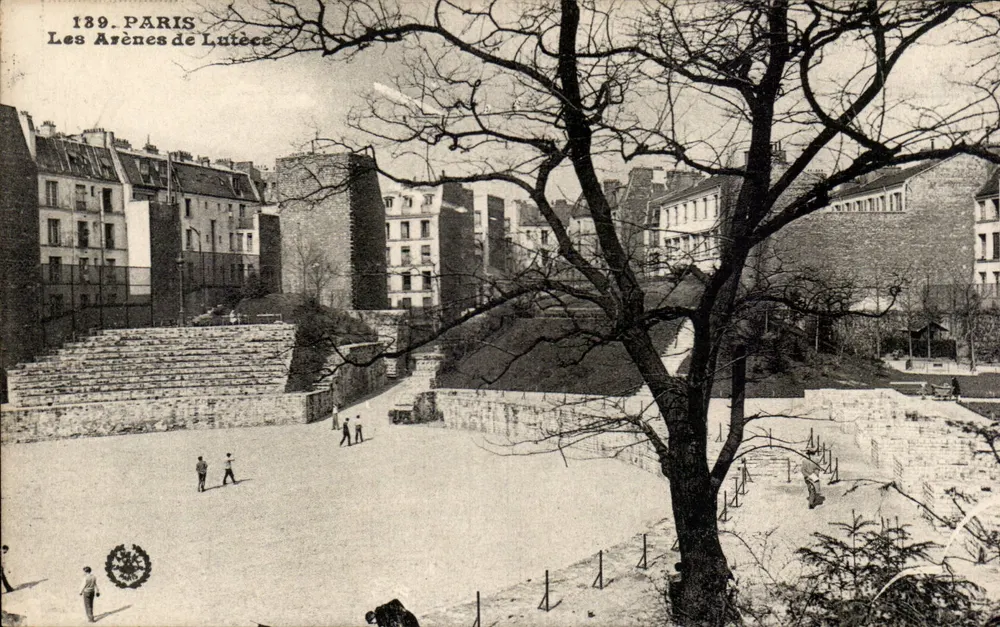 As Arênes de Lutèce — Paris — Fototipia 'L'Arbile' - Paris, n°189 - Frente