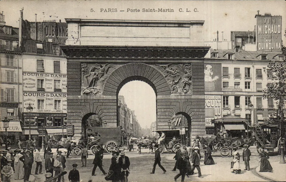 PARIS — Porte Saint-Martin — C. L. C. - Voorkant