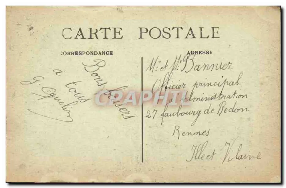 PARIS – Das Palast und der Bassin des Luxembourg – A.P. - Rückseite
