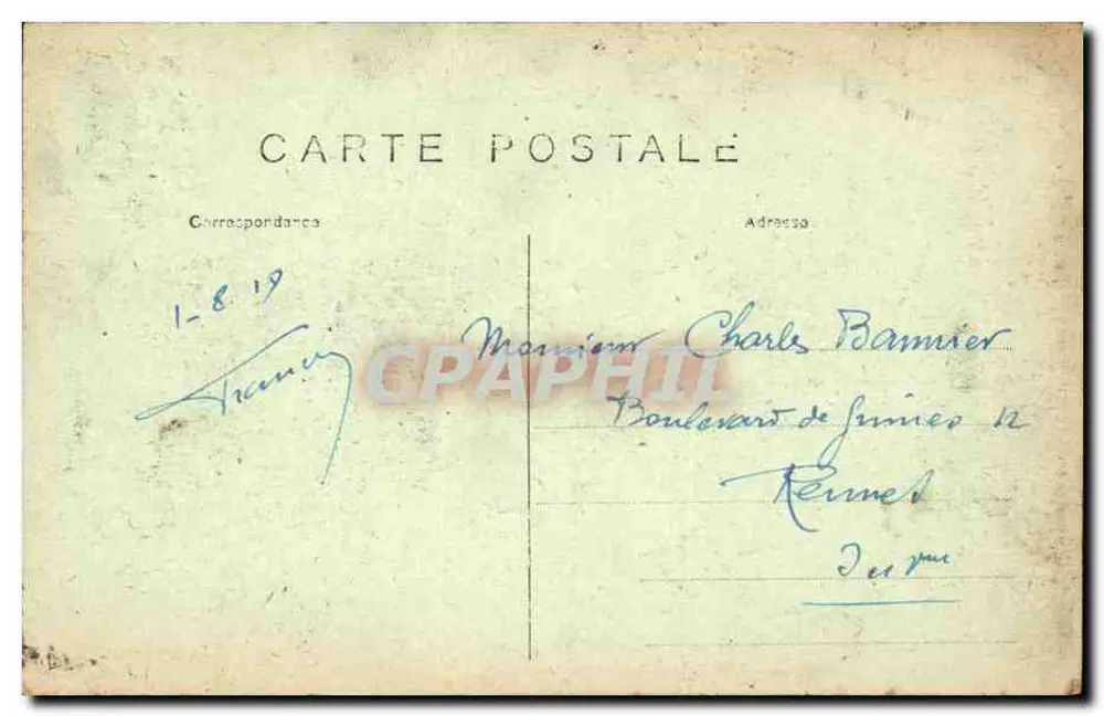 Arco do Triunfo — Paris — J.H. editor, n° 513 - Verso