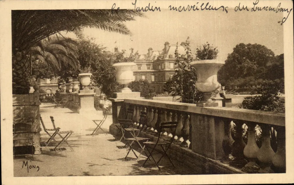 Der wundervolle Garten von Luxembourg — Mong - Vorderseite