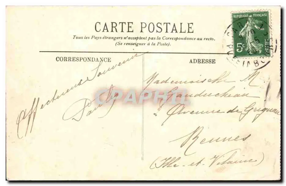 Paris — Le Jardin du Luxembourg — LL. — n° 159 - Rückseite