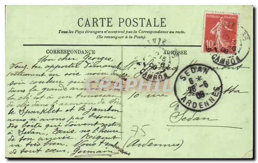 Paris — Torre Eiffel — 777 - Verso
