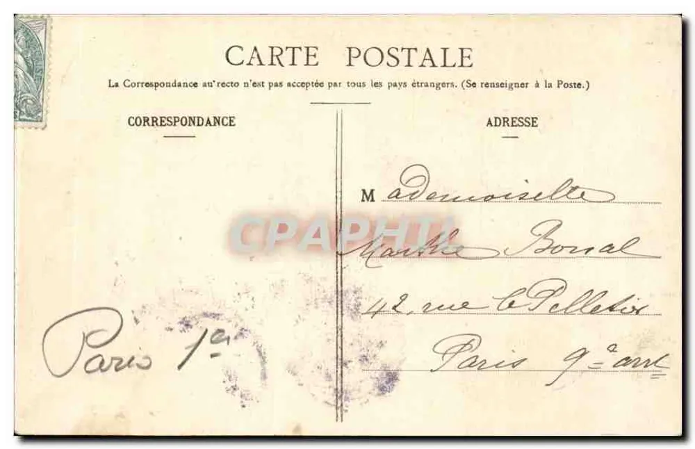Paris — Jardim das Tuileries — Jourail & Lepas, n°35 - Verso