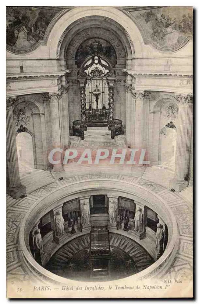 Parijs — Hotel des Invalides, het Graf van Napoleon I — ND Phos, n° 35 - Voorkant